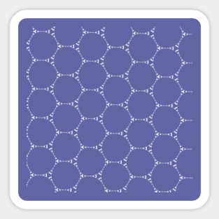 Peri Purple Geo Pattern Sticker